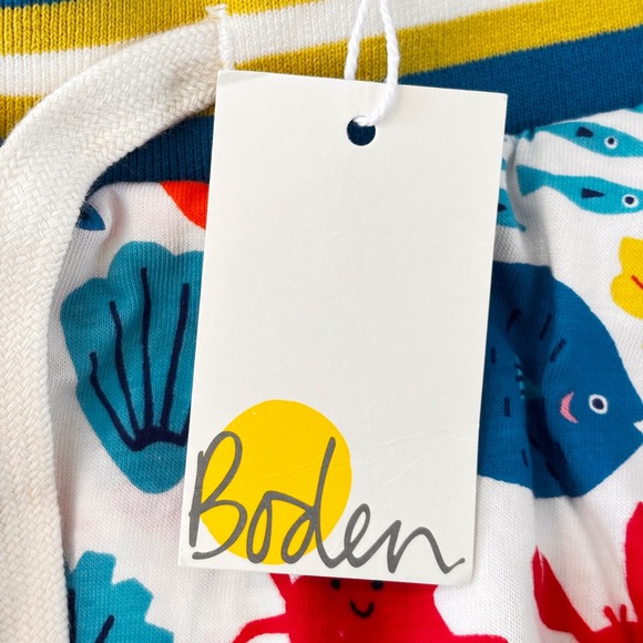 Mini Boden Girls Skort Skort Size 7 8 Y CottonFood Picnic Print Multi Color NWT - Picture 10 of 14